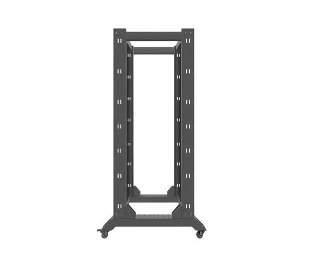 LANBERG Stojąca 19" 32U 600x800mm Open Rack (czarna) OR01-6832-B - 455671 - zdjęcie 5